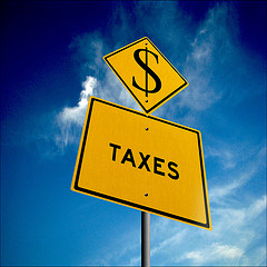 Tax sign